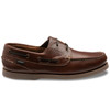 Brown Waxy Loake Mens Lymington Shoes Side