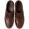 Brown Waxy Loake Mens Lymington Shoes Top