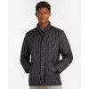 Black Barbour Mens Flyweight Chelsea Quilted Jacket Front