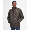 Olive Barbour Mens Flyweight Chelsea Quilted Jacket Front