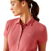 Slate Rose Ariat Womens Prix 2.0 Polo