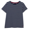 Navy/White Crew Clothing Womens Breton Tee