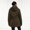 Khaki Holland Cooper Womens Stamford Country Coat On Model Back