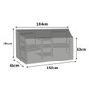Bosmere Ultimate Protector Conversation Seat Cover Size Guide
