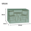 Size Guide Green Bosmere Ultimate Protector Bistro Set Cover