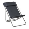 Dark Grey Lafuma Maxi Transat Plus Be Comfort Deck Chair