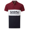 Bordeaux Schoffel Mens Exeter Heritage Polo Shirt