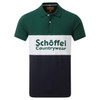 Navy Schoffel Mens Exeter Heritage Polo Shirt