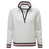 Soft White Schoffel Womens Havelet 1/4 Zip Jumper