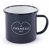 Bleu Fonce Le Chameau Enamel Cup
