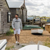 Grey Musto Mens Logo Hoodie