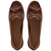 Dark Tan Chatham Womens Pulau Tassel Loafers Top View