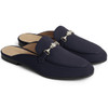 Navy Suede Fairfax & Favor Womens Tuddenham Mule