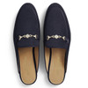 Navy Suede Fairfax & Favor Womens Tuddenham Mule Top