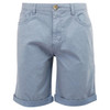Washed Blue Barbour Mens Overdyed Twill Shorts