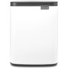 White Brabantia Bo Waste Bin 7 Litre