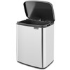 Brilliant Steel Brabantia Bo Waste Bin 12 Litre Detail