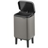 Platinum Brabantia Bo Waste Bin Hi 4 Litre Detail