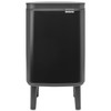 Matt Black Brabantia Bo Waste Bin Hi 4 Litre