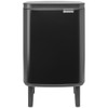 Matt Black Brabantia Bo Waste Bin Hi 7 Litre