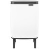 White Brabantia Bo Waste Bin Hi 7 Litre