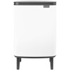 White Brabantia Bo Waste Bin Hi 12 Litre