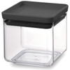 0.7L Dark Grey Brabantia Tasty+ Stackable Square Canister