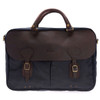 Barbour Unisex Wax Leather Briefcase