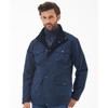 Navy Barbour Mens Ogston Jacket Front