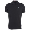 Black/Cedarwood Barbour Mens Tartan Pique Polo