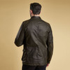 Olive Barbour Mens Beacon Sports Jacket Back