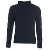 Navy Barbour Womens Burne Roll Neck Knit Jumper