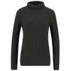 Olive Barbour Womens Burne Roll Neck Knit Jumper