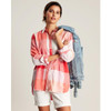 Pink Check Joules Lorena Longline Woven Shirt Lifestyle