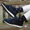 Navy Suede Loake Mens Foster Trainers Lifestyle