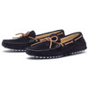 Navy Chatham Womens Aria Moccasins