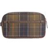 Classic Tartan Barbour Tartan & Leather Washbag Back