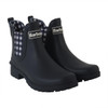 Navy Check Barbour Wilton Wellies