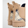 Hessian Tartan Barbour Wilton Wellies Back