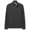 Charcoal Crew Clothing Mens French Rib Half Zip Jumper