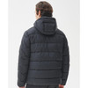 Black Barbour Mens Barton Quilted Jacket Back