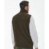 Olive Barbour Mens Active Fleece Gilet Back