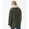 Archive Olive Barbour Womens Pine Wax Jacket Rear