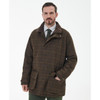Brown Barbour Mens Wool Beaconsfield Jacket Front Model