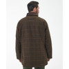 Brown Barbour Mens Wool Beaconsfield Jacket Rear Model