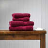 Christy Supreme Hygro Towel Raspberry Red On Table