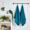 Christy Supreme Hygro Towel Kingfisher Blue Hanging