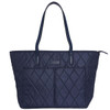 Navy Barbour Womens Quilted Tote Bag