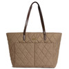 Sand Barbour Womens Quilted Tote Bag