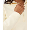 Ecru R.M. Williams Womens Tambaroora 1/4 Zip Sweatshirt Cuff